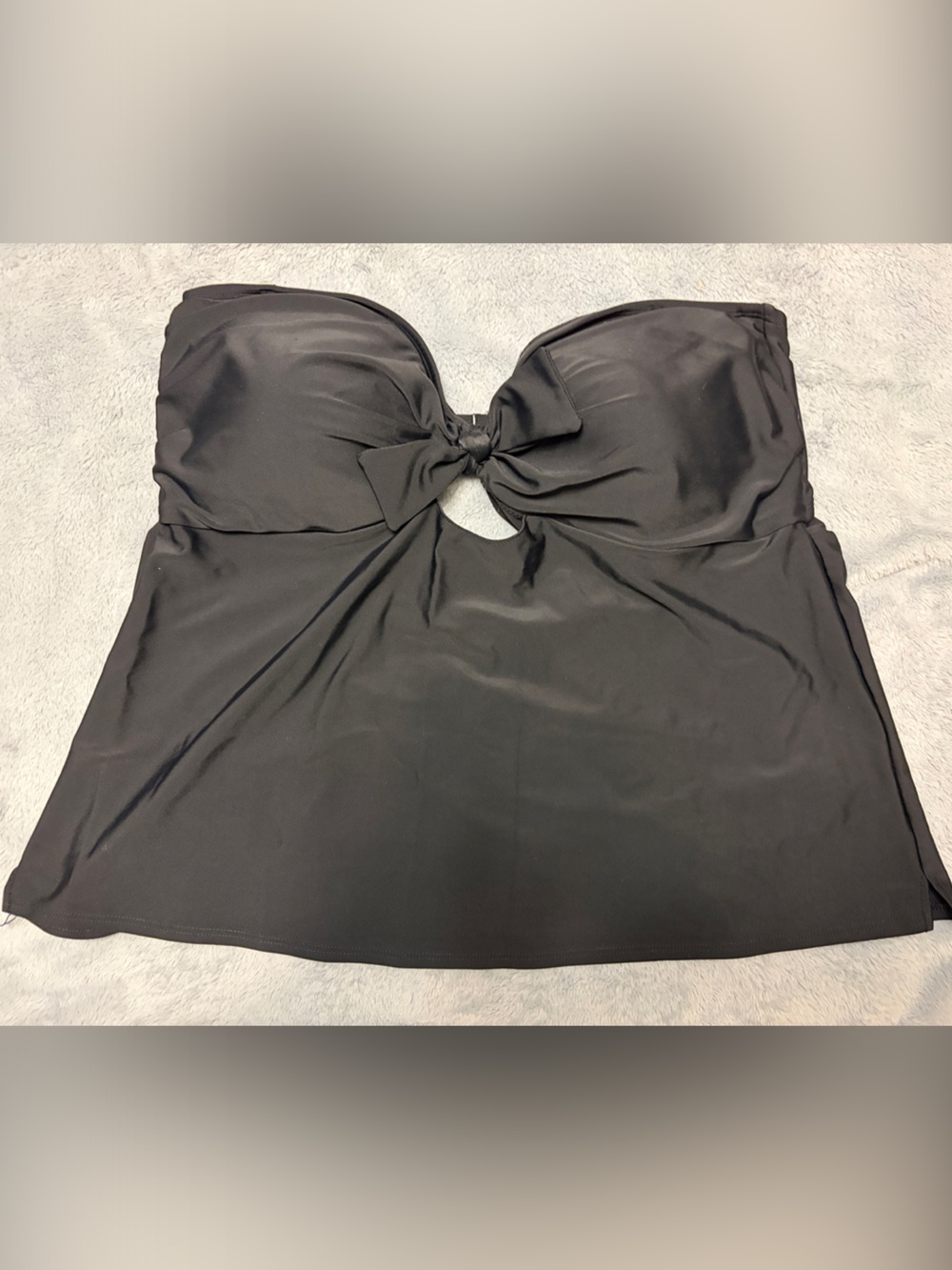 aerie Black Tankini SwimwearTop with Detachable Halter Neck